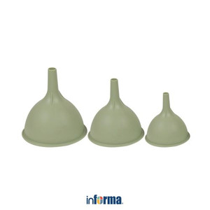Informa - Cooking Color Prun Set 3 Pcs Corong Minyak Silikon - Hijau