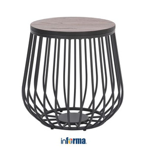 Informa - Informa 52 Cm Millburn Meja Tamu - Hitam