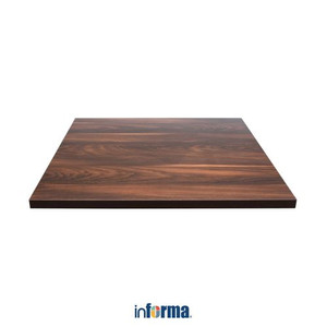 Informa 70X70X4.8 Cm Forli Permukaan Meja - Cokelat Tua