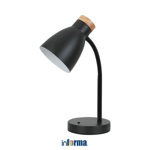 [EZO.0602726] Informa Gia Lampu Meja - Abu-Abu/Hitam
