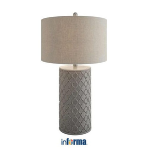 Informa - Callista Lampu Meja - Abu-Abu