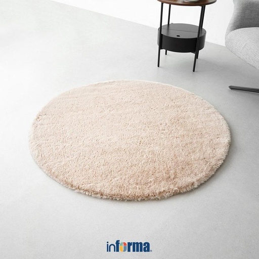 [EZO.0605271] Informa Karpet 120 cm Frosty Faux Fur - Cokelat Alas Lantai Ruangan Permadani Aesthetic Furniture Indoor Carpet