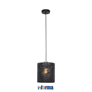 [EZO.0602797] Informa 20X20X20 cm Lenoir Lampu Gantung Hias - Hitam