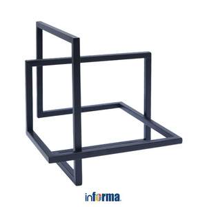 [EZO.0602317] Informa 25 cm Patung Miniatur Abstrak Cube - Hitam Pajangan Meja Aesthetic Home Decor Hiasan Rumah Unik