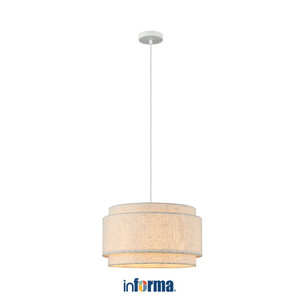 [EZO.0602839] Informa 40X23 cm Hoshi Lampu Gantung Hias - Krem Beige