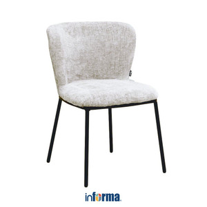 [EZO.0602874] Informa Layden Kursi Makan - Abu-Abu