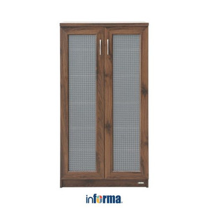 [EZO.0602559] Informa Kana Meja Kantor - Putih/Cokelat Beech Table Base Part Rangka Kaki Meja Tiang Penyangga Meja