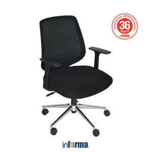 [EZO.0602557] Informa Sieben Keegan Sofa Kulit 3 Seater - Hitam Organizer Serbaguna Tempat Simpan Barang Multifungsi Rak Storage Perlengkapan Rumah Tangga