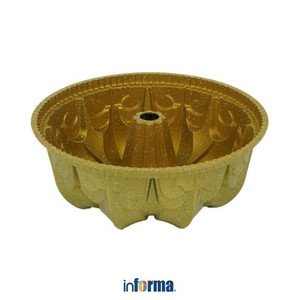 Informa - Cooking Color Loyang Kue Fleur - Gold