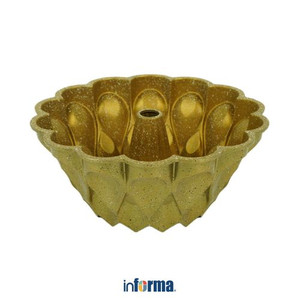 Informa - Cooking Color Loyang Kue Peacock - Gold