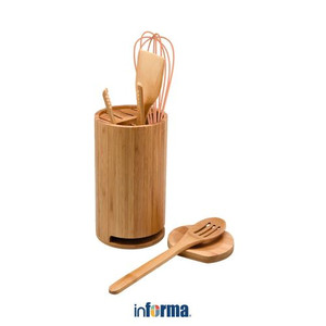 Informa - Cooking Color Chirou Set6 Pcs Alat Masak Dengan Tempat