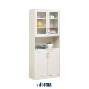 [EZO.0602537] Informa Patto Lemari Arsip Kantor Metal Mid Open - Abu-Abu File Cabinet Lemari Besi Kabinet Tempat Dokumen Arsip Berkas Document Storage Furniture Kantor