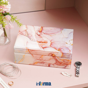 [EZO.0602291] Informa 20.5X15X7 cm Eleanor Kotak Penyimpanan Ukuran S Jewelry Organizer Jewelry Box Container Box Kotak Serbaguna Wadah Simpan Storage Box Boks Organizer