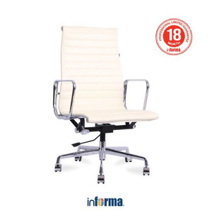 INFORMA EXECUTIVE SLIM KURSI KANTOR SANDARAN TINGGI - PUTIH