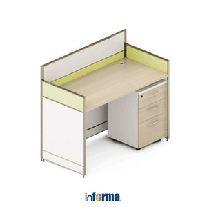 [EZO.0600983] INFORMA MONT MEJA KANTOR - HIJAU MUDA