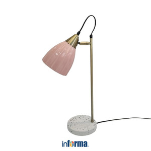 [EZO.0601453] Informa Shea Lampu Meja - Pink