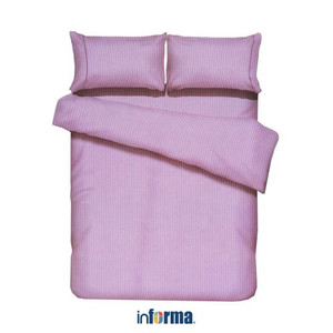 [EZO.0602144] Informa 160X200 cm Set 6 Pcs Seprai Queen Katun Lyocell Asuka - Mix Sprei Seprai Aesthetic Seprei Sheet Set Bed Sheet Aksesoris Tempat Tidur Set Sarung Bantal Sarung Guling