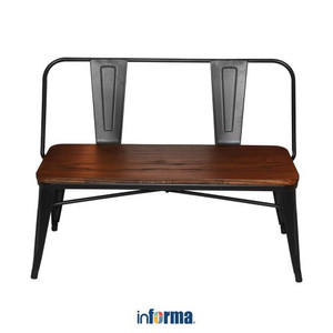 INFORMA LONDON ELM KURSI TERAS - HITAM