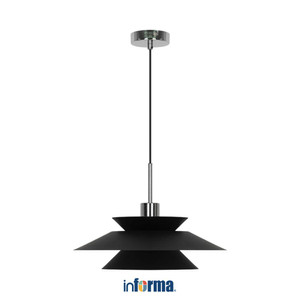 [EZO.0602095] Informa 40X28.5 cm grizel Lampu Gantung Hias - Hitam Hanging Lamp Decorations Lighting Plafon Light Decoration Lampu Langit Langit Dekorasi Interior Ceiling Light Home Decor