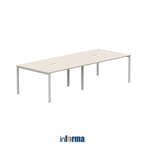 [EZO.0605849] Informa Sieben Meja Rapat 3012 Iw - Putih Meeting Table Meja Kerja Panjang Ruang Rapat Furnitur Kantor