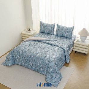 [EZO.0602569] Informa Seprai Microfiber Upwood Sprei Motif Seprai Aesthetic Seprei Sheet Set Bed Sheet Aksesoris Tempat Tidur Set Sarung Bantal Sarung Guling