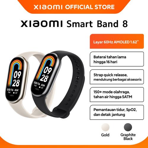 [EZO.3200220] Official Xiaomi Smart Band 8 | AMOLED 1.62" 60Hz Daya