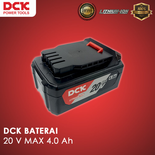 [EZM.8300062] DCK Battery / Baterai 20V Max 4.0 Ah