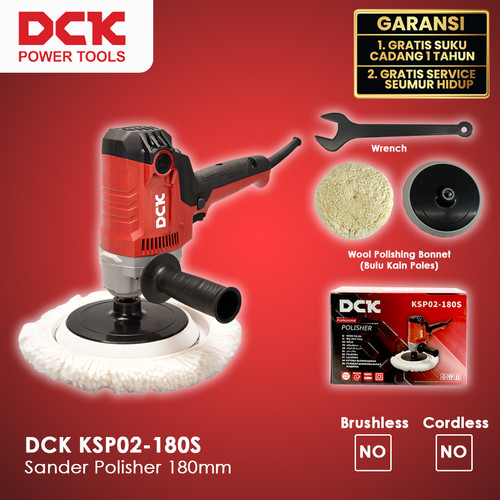 [EZM.8300067] DCK KSP02-180S Sander Polisher 180mm