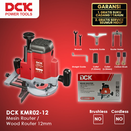 [EZM.8300035] DCK KMR02-12 Mesin Router / Wood Router 12mm