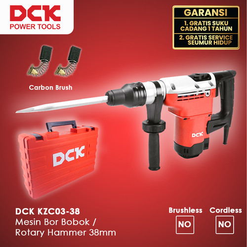 [EZM.8300037] DCK KZC03-38 Mesin Bor Bobok / Rotary Hammer 38mm