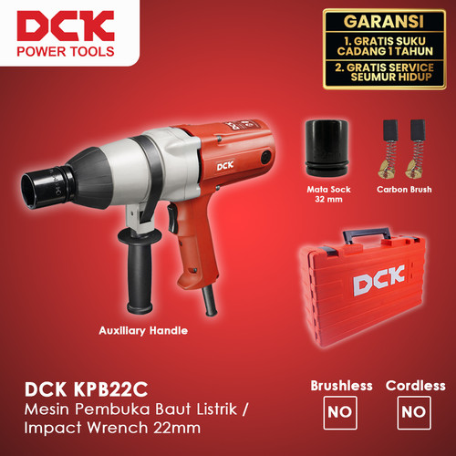 [EZM.8300043] DCK KPB22C Mesin Pembuka Baut Listrik / Impact Wrench