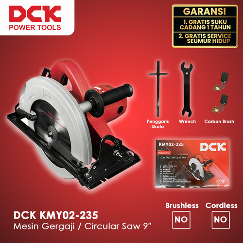 [EZM.8300076] DCK KMY02-235 Mesin Gergaji / Circular Saw 9"