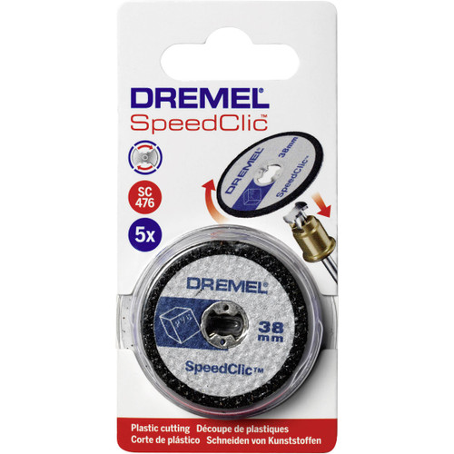 [EZM.8400029] DREMEL SC476 EZ Speedclic Plastic Cutting Disc (5 pcs)