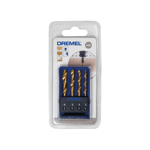 [EZM.8400046] DREMEL 636 Wood Drill Bit Set ( 4pcs) / Mata Bor