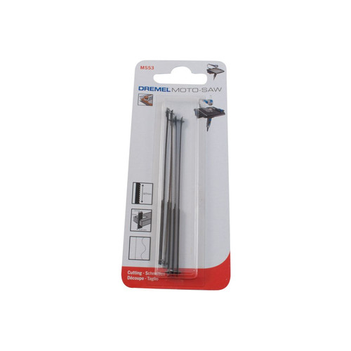[EZM.8400056] DREMEL MS53 Metal Cutting Saw blades 5pc / Mata Gergaji Scroll Saw