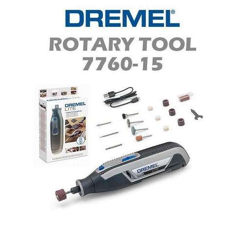 [EZM.8400098] DREMEL 7760-15 Cordless Rotary Tool Set / 7760 Mesin Rotari Nirkabel