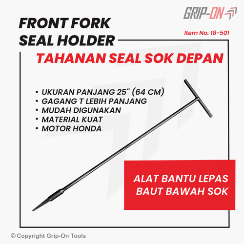[EZM.8500130] GRIP-ON FRONT FORK SEAL HOLDER / PENAHAN SEAL SOK DEPAN / TAHANAN SEAL