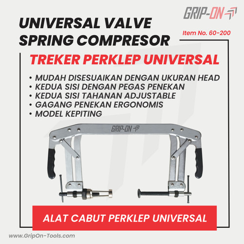 [EZM.8500241] GRIP-ON UNIVERSAL VALVE SPRING COMPRESOR TREKER PERKLEP UNIVERSAL