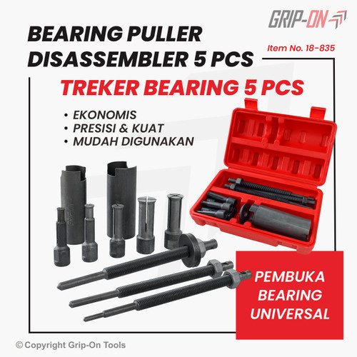 [EZM.8500245] GRIP-ON 18-835 BEARING DISASSEMBLER 5PCS BEARING PULLER TREKER BEARING