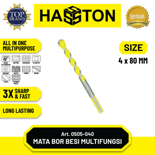 [EZM.1190042] Hasston Mata Bor Multifungsi / Multipurpose Drill Bit (0505)