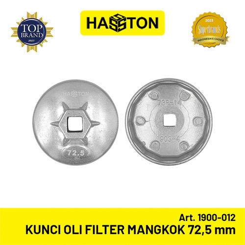 [EZM.1190547] Hasston Kunci Oli Filter Mangkok 72.5mm / Oil Filter Wrench (1900-012)