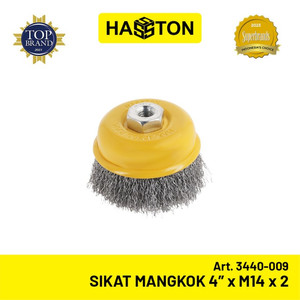 [EZM.1190551] Hasston Sikat Kawat Mangkok Gerinda 4" / Cup Brush (3440-009)