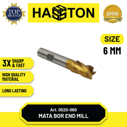[EZM.1190060] HASSTON Mata Bor End Mill (Art 0520)