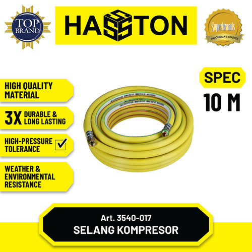 [EZM.1190082] Hasston Selang Kompresor / Selang Angin Compressor + Connector (3540)