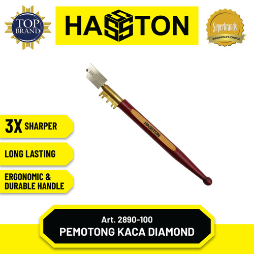 [EZM.1190083] Hasston Pemotong Kaca Diamond / Diamond Glass Cutter (2890-100)