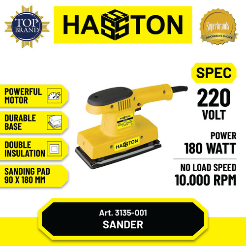 [EZM.1190092] Hasston Mesin Amplas Listrik / Sander (3135-001)