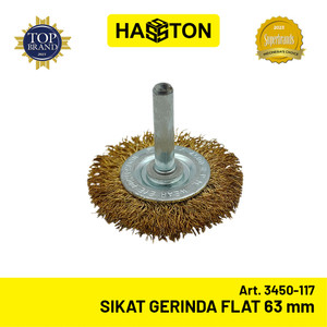 [EZM.1190585] Hasston Sikat Baja Gerinda Flat 63mm / Sikat Kawat (3450-117)