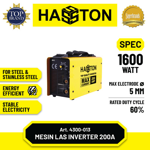[EZM.1190109] Hasston Inverter Las 200A (4300-013)