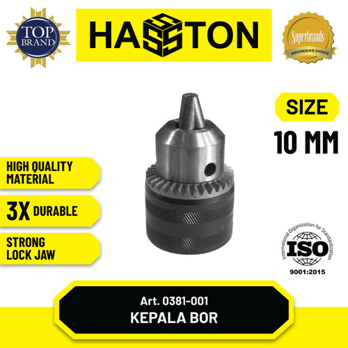 [EZM.1190119] Hasston Kepala Bor Listrik Model Drat / Dril Chuck Drat (0381)