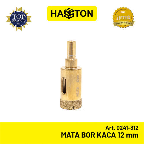 [EZM.1190656] Hasston Mata Bor Kaca 12mm / Diamond Glass Drill Bits (0241-312)